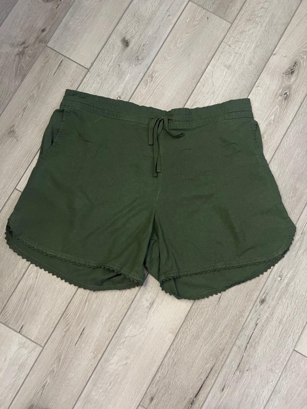 Terra & Sky Linen Blend Shorts